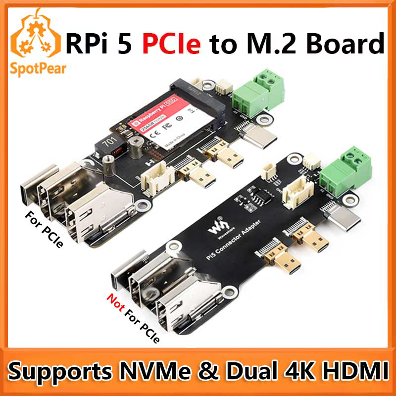 Pi Cooler - Raspberry Pi 5 PCIe to M.2