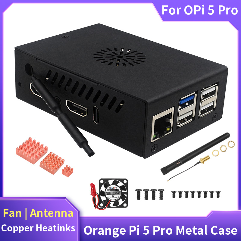 Pi Power Supply - Orange Pi 5 Pro Case Metal