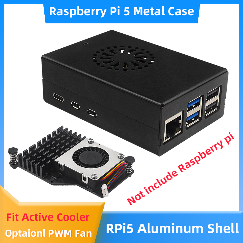 Pi Cooler - Raspberry Pi 5 Aluminum Alloy Case