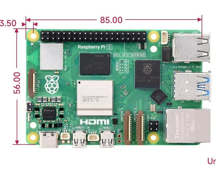 Raspberry Pi - Raspberry Pi 5 Features the Broadcom