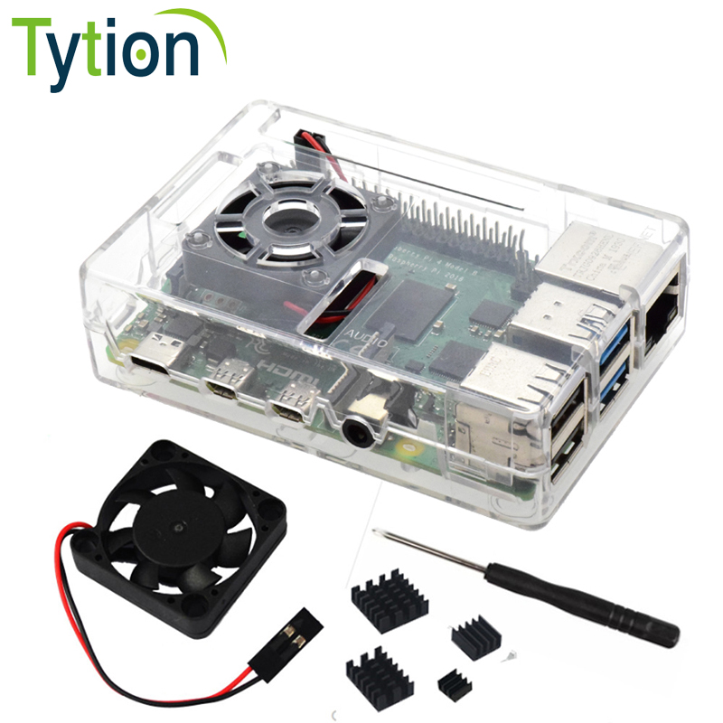 Raspberry Pi 4B Case ABS Prote - Pi Power Supply 评论和价格