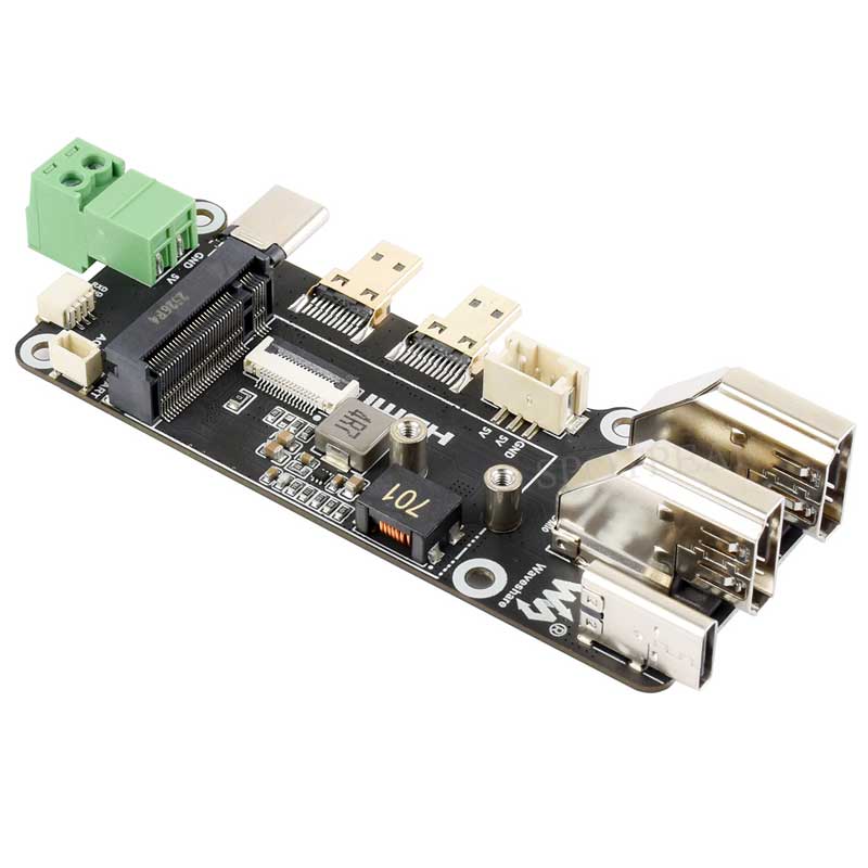 Raspberry Pi 5 PCIe to M.2 Mul - Pi Cooler 评论和价格