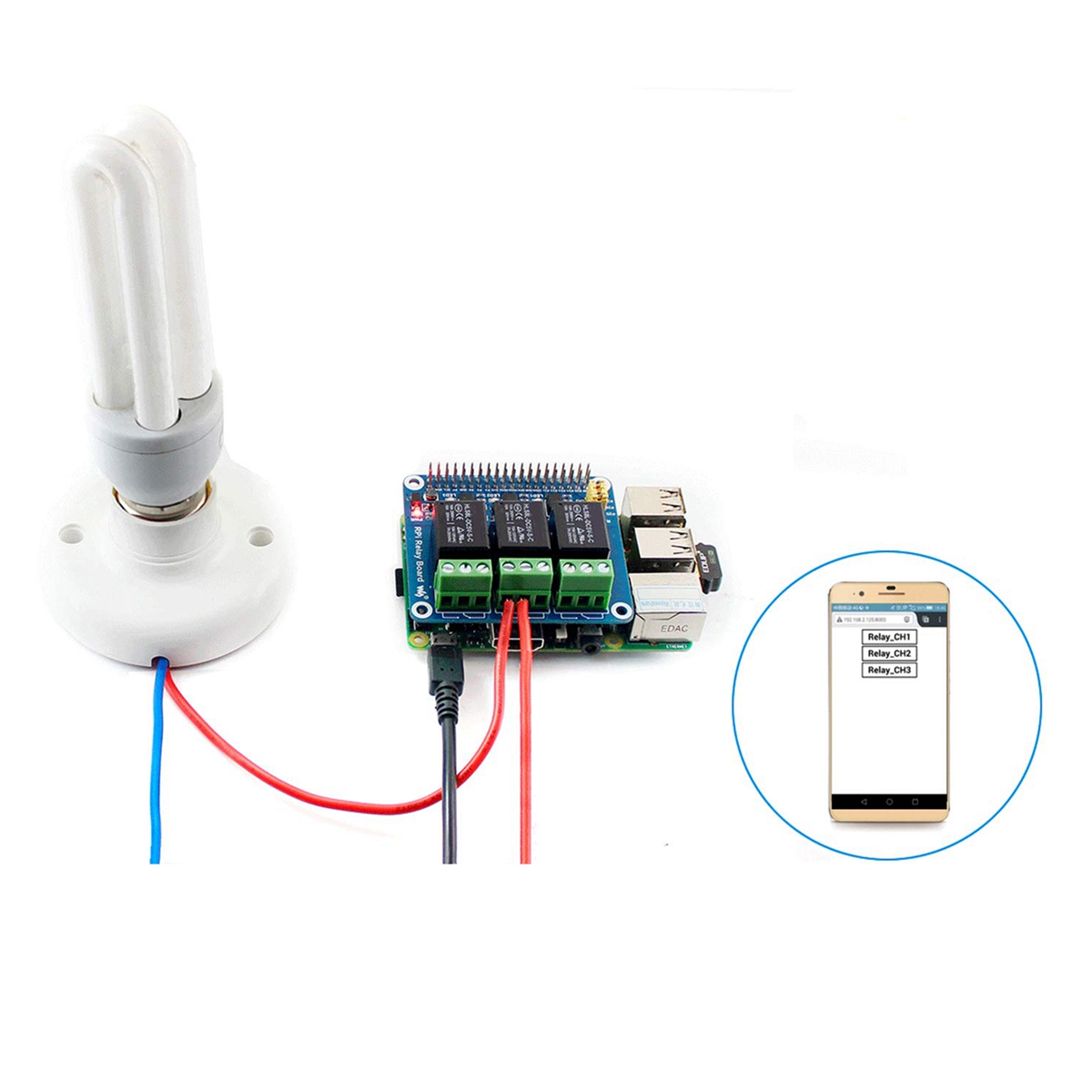 Waveshare 5V 3-Channel Relay M - Raspberry Pi Kit 评论和价格