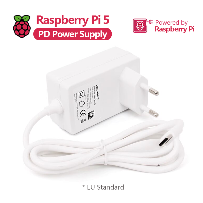 Raspberry Pi 5 PD Power Adapte - Pi Power Supply 评论和价格