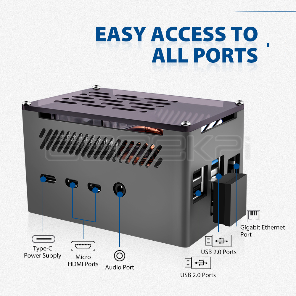 GeeekPi  Aluminum Brick Case B - Pi Cooler 评论和价格