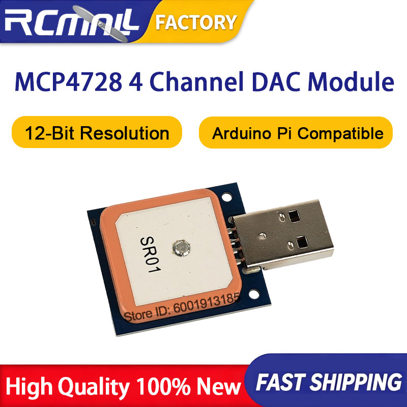 MCP4728 12 Bit I2C DAC Module  - Raspberry Pi 4 评论和价格